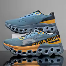 Chaussures de course pour hommes, chaussures tout-terrain, amortissantes, antidérapantes, respirantes, en maille, chaussures de luxe, baskets de course pour couple en plein air