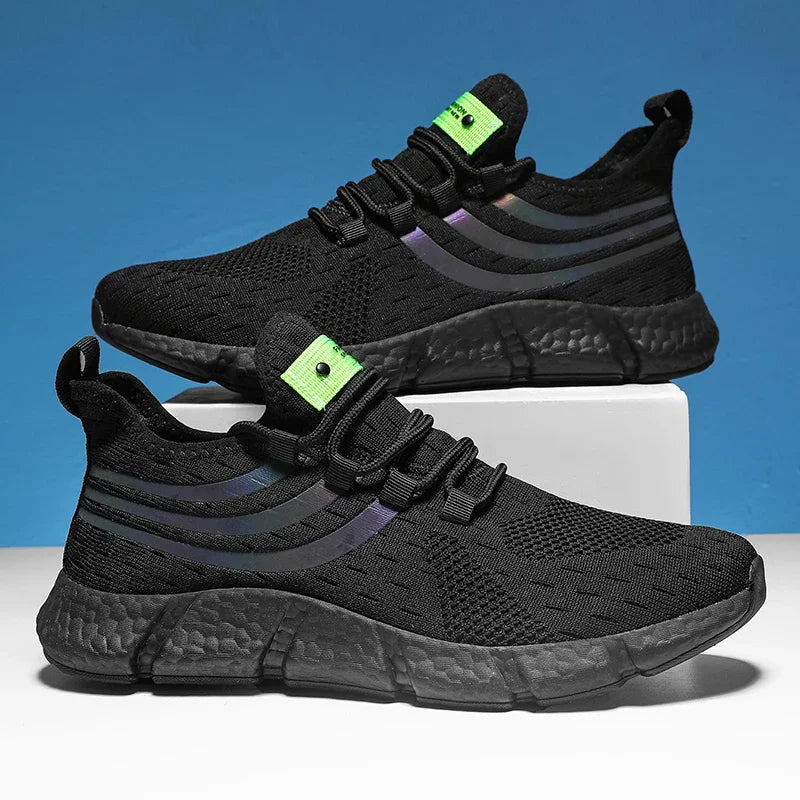 Chaussures de dehors Décontractées pour Homme, Baskets Légères et Respirantes, Plates, Anti-Allure, Course en Plein Air, Marche, Tennis, d'Athlétisme, Jogging