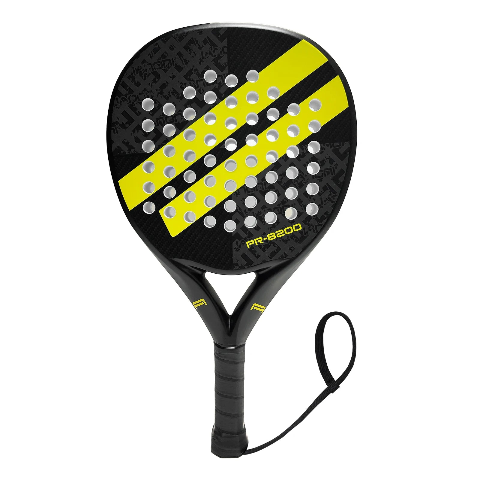 Raquette de padel IANONI Surface en fibre de carbone avec noyau en mousse flexible à mémoire EVA Raquette de padel légère
