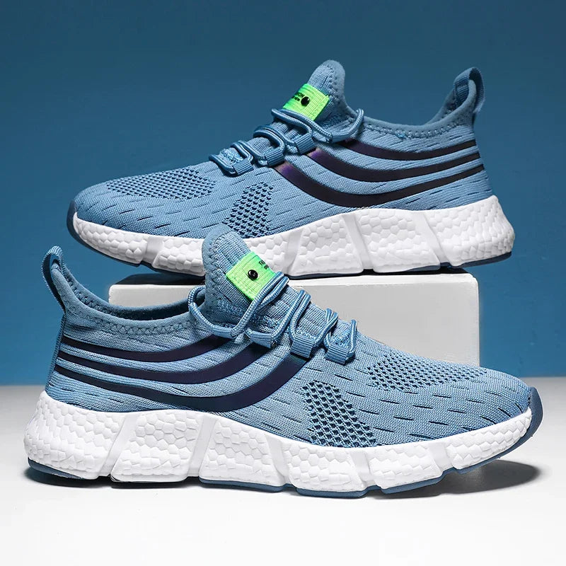 Chaussures de dehors Décontractées pour Homme, Baskets Légères et Respirantes, Plates, Anti-Allure, Course en Plein Air, Marche, Tennis, d'Athlétisme, Jogging