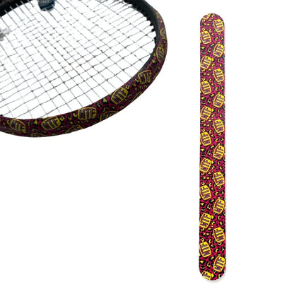 Autocollant de bord de raquette de tennis en PU, haute élasticité, anti-friction, bande de protection pour cadre de raquette de tennis, haute adhérence, durable