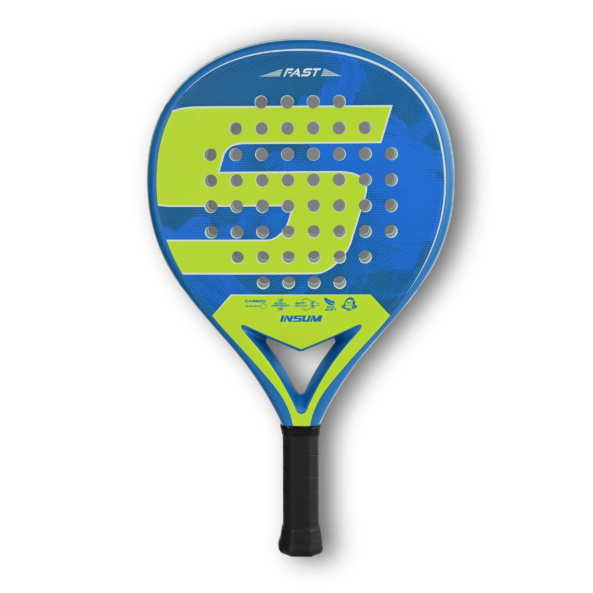 INSUM-Raquette de padel en fibre de carbone, 2022 fibre de carbone, surface souple, haute balance, forme de diamant, raquette de sport pour pagaie avancée plus tard