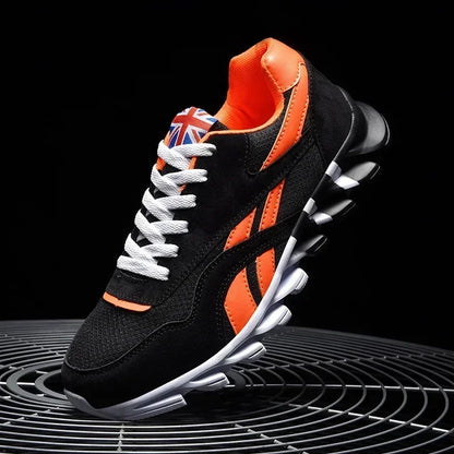 Marque tendance taille 46 47 48 hommes résistant à l'usure amorti à semelles épaisses baskets de Fitness en plein air respirant chaussures de course pour hommes