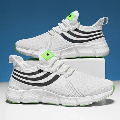 Chaussures de dehors Décontractées pour Homme, Baskets Légères et Respirantes, Plates, Anti-Allure, Course en Plein Air, Marche, Tennis, d'Athlétisme, Jogging
