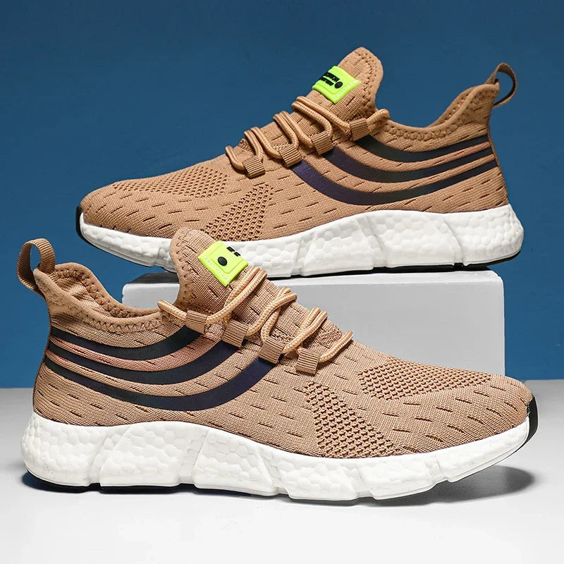 Chaussures de dehors Décontractées pour Homme, Baskets Légères et Respirantes, Plates, Anti-Allure, Course en Plein Air, Marche, Tennis, d'Athlétisme, Jogging