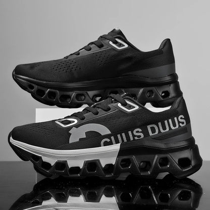 Chaussures de course pour hommes, chaussures tout-terrain, amortissantes, antidérapantes, respirantes, en maille, chaussures de luxe, baskets de course pour couple en plein air