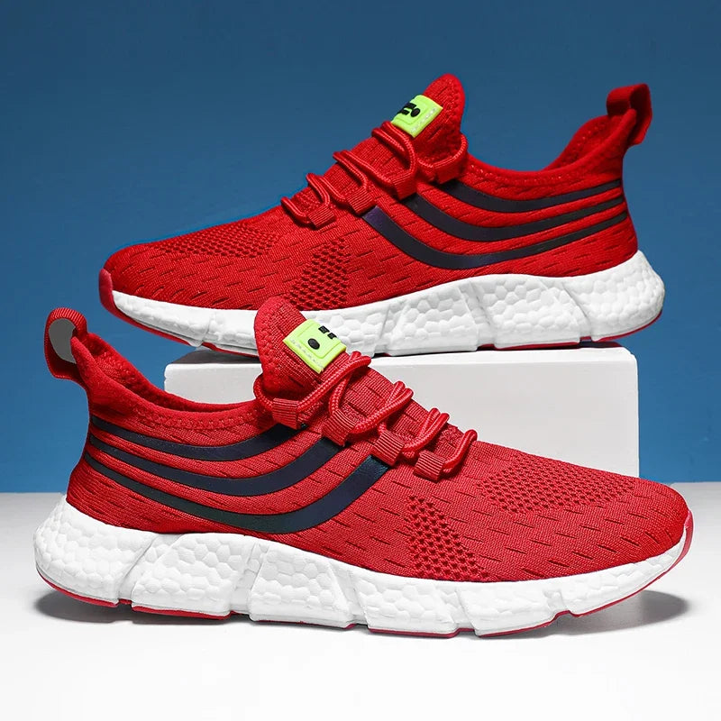 Chaussures de dehors Décontractées pour Homme, Baskets Légères et Respirantes, Plates, Anti-Allure, Course en Plein Air, Marche, Tennis, d'Athlétisme, Jogging