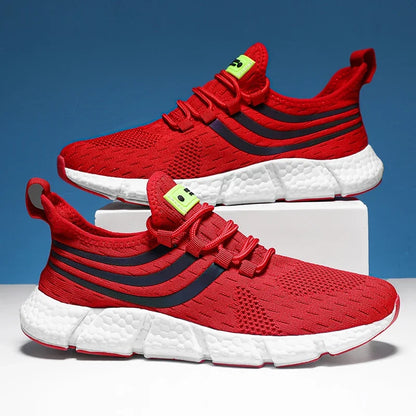 Chaussures de dehors Décontractées pour Homme, Baskets Légères et Respirantes, Plates, Anti-Allure, Course en Plein Air, Marche, Tennis, d'Athlétisme, Jogging