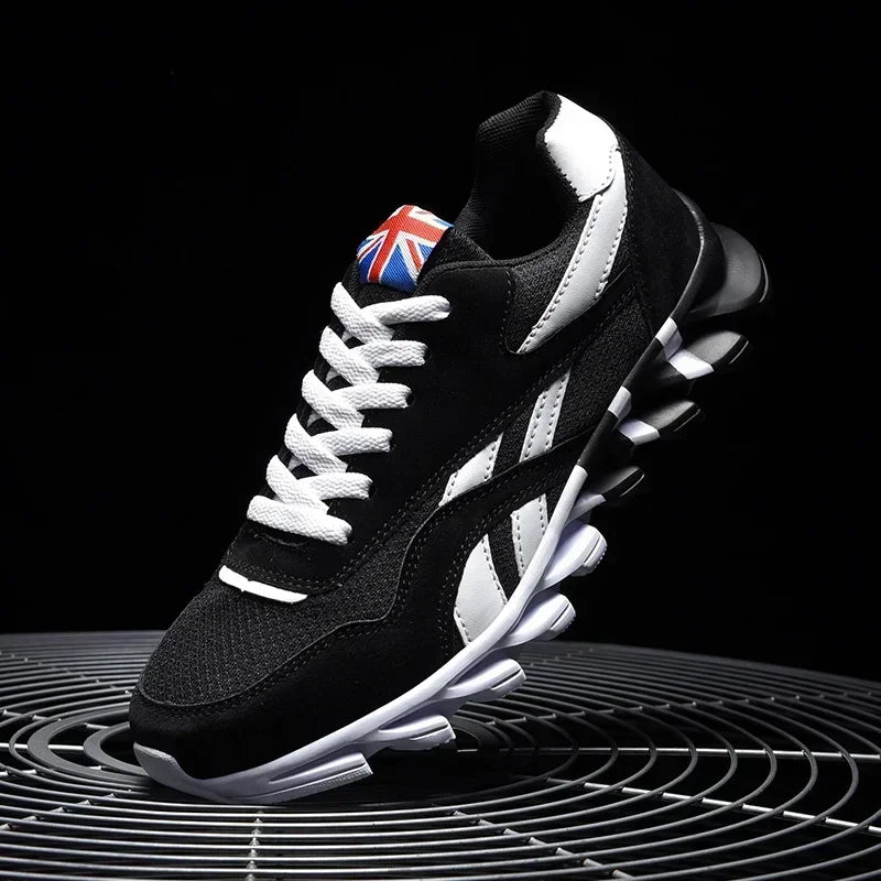 Marque tendance taille 46 47 48 hommes résistant à l'usure amorti à semelles épaisses baskets de Fitness en plein air respirant chaussures de course pour hommes