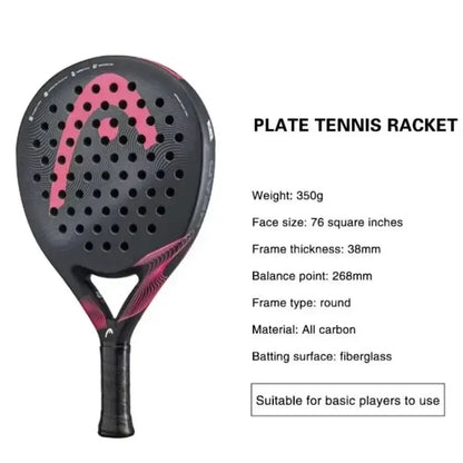 Véritable HEAD Tennis Padel Raquettes ZEPHYR Série En Fiber De Carbone EVA Mémoire Flex Mousse Core Padel Raquettes De Tennis Légères