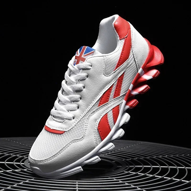 Marque tendance taille 46 47 48 hommes résistant à l'usure amorti à semelles épaisses baskets de Fitness en plein air respirant chaussures de course pour hommes