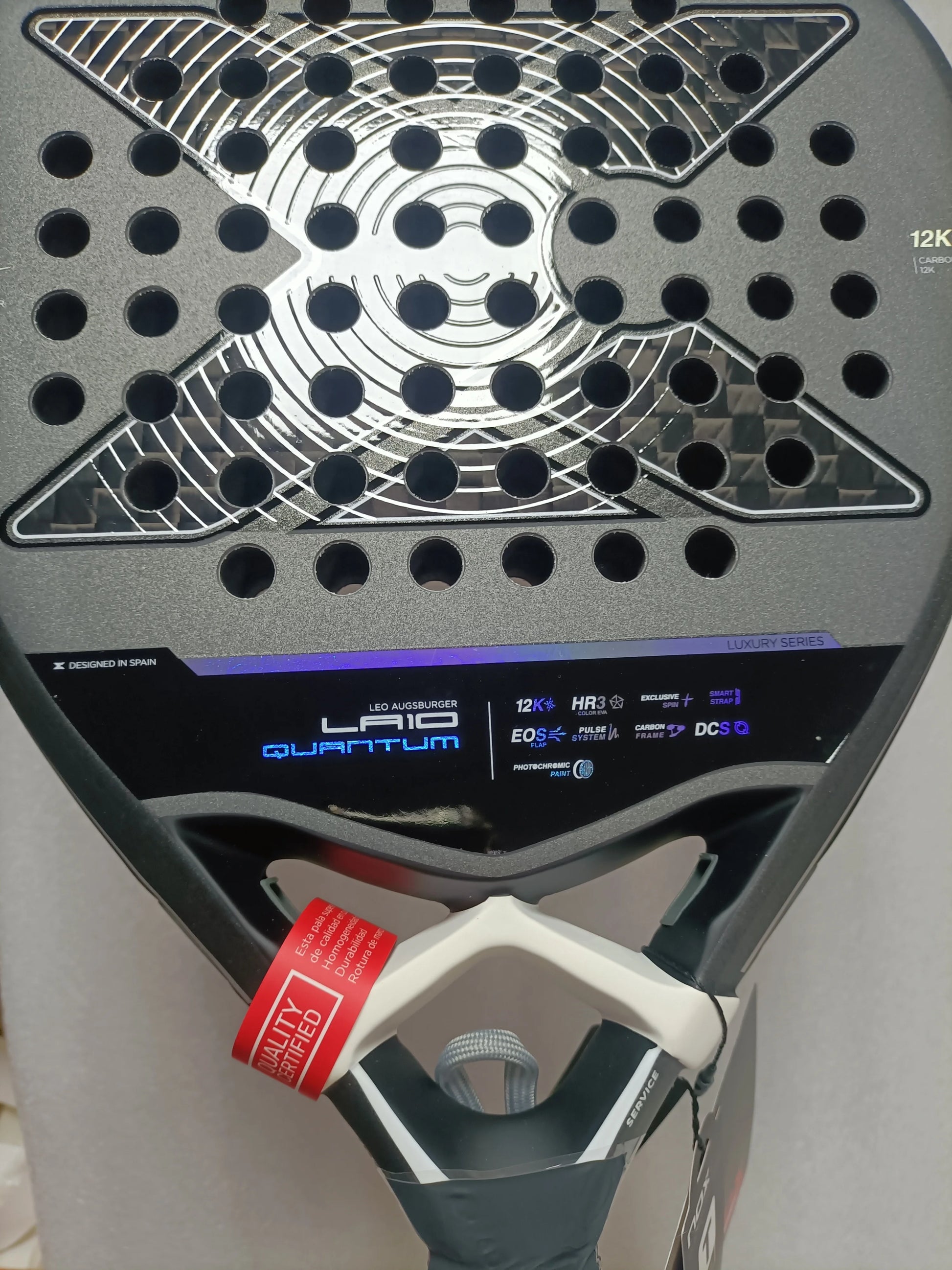Raquette de padel professionnelle NOX en fibre de carbone composite, forme diamant, mousse EVA laminée, Fengdong 3D SPIN, raquette de sport