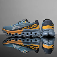 Chaussures de course pour hommes, chaussures tout-terrain, amortissantes, antidérapantes, respirantes, en maille, chaussures de luxe, baskets de course pour couple en plein air
