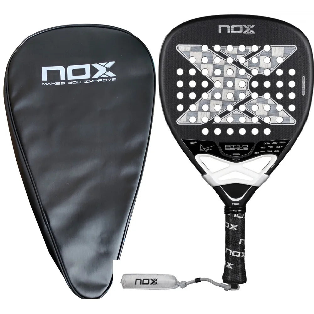 Raquette de padel professionnelle NOX en fibre de carbone composite, forme diamant, mousse EVA laminée, Fengdong 3D SPIN, raquette de sport