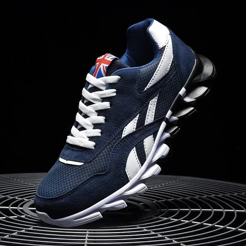 Marque tendance taille 46 47 48 hommes résistant à l'usure amorti à semelles épaisses baskets de Fitness en plein air respirant chaussures de course pour hommes