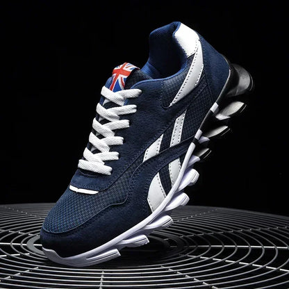 Marque tendance taille 46 47 48 hommes résistant à l'usure amorti à semelles épaisses baskets de Fitness en plein air respirant chaussures de course pour hommes