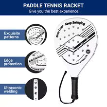 Raquette de Padel Carbone EVA — Débutants & Intermédiaires