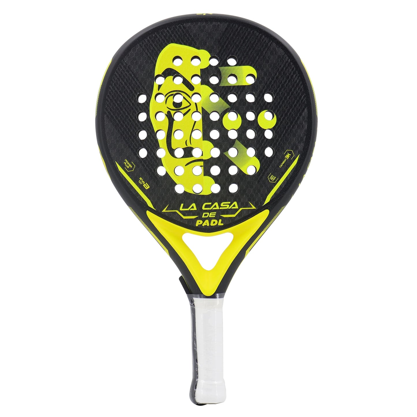 INSUM-Raquette de padel en fibre de carbone, 2022 fibre de carbone, surface souple, haute balance, forme de diamant, raquette de sport pour pagaie avancée plus tard